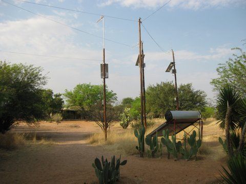 Solarpaneele in Namibia